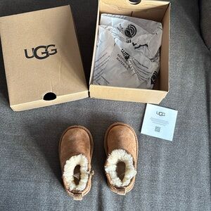 UGG Kids Boots in Brown and Cream